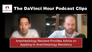 Anesthesiology Resident Provides Advice on Applying to Anesthesiology Residency [upl. by Anid]