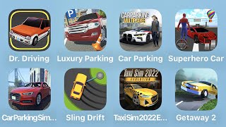 Dr Driving Luxury Parking Car parking Superhero Car and More Car Games iPad Gameplay [upl. by Merton]