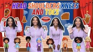 Head Shoulders Knees and Toes Learning with Ms Houston Kid Songs  Nursery Rhymes [upl. by Bendite]