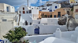 HIDDEN Finikia in the vicinity of Oia  4K 60 fps HDR Santorini tour  ASMR nature walk no talk [upl. by Ahasuerus841]