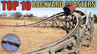 TOP 10 Backyard Roller Coasters [upl. by Jimmy]