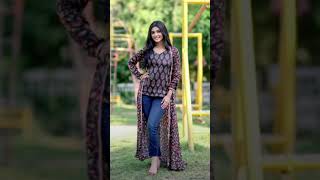 Kurta style with jeanskurtiviralvideoOutgoing girlWomen kurta style with jeanskurta design [upl. by Lanod159]