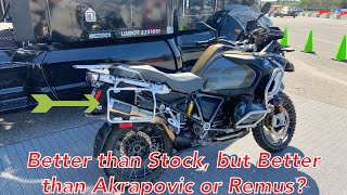 BMW R1250GSA and R1200GS Vance and Hines Exhaust  Better sound than Remus or Akrapovic [upl. by Doownil457]