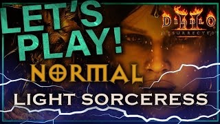 Lets Play Diablo 2  NovaLight Sorceress  Part Normal [upl. by Jonette]