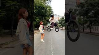 Itne bade hoke choti cycle chal rahe ho 😂 shorts video viralvideo like trending youtube [upl. by Dittman]