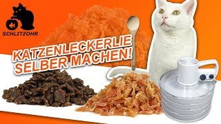 🔥Katzenleckerlie selber machen  Dörrfleisch  Dörrautomat  Rommelsbacher DA 750 [upl. by Jorgan76]