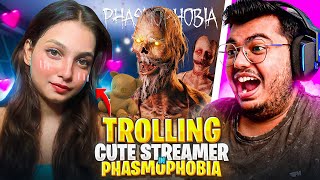 Trolling Cute Streamer In Phasmophobia [upl. by Mcgean]