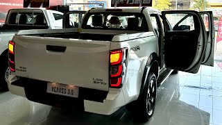 First Look Isuzu Dmax VCross 2025 30td  White color Luxury Pick Up  Interior And Exterior [upl. by Taber]