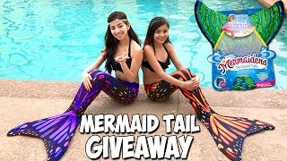 How we turn into Mermaids  Fin Fun MERMAID TAIL GIVEAWAY [upl. by Blackmore]