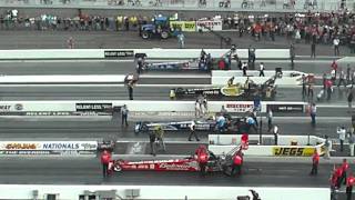 4 wide Top Fuel Drag Race Z Max Dragway Great veiw must see 30000 HP [upl. by Yenahc132]