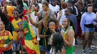 Notting Hill Carnival 2024 Grenada Corner London Dynamic Mas [upl. by Ferneau]