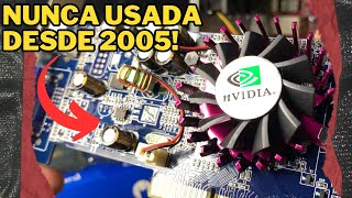 Comprei uma Placa de vídeo de 18 anos de idade NOVA EM FOLHA GeForce FX 5200 da Octek [upl. by Nabla]