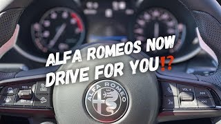 Does Level 2 Autonomous Driving Really Work On 2020 Alfa Romeos [upl. by Leahcimsemaj]