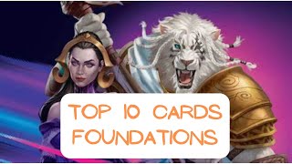 Foundations  MTG Best 10 Cards  MTG Pioneer amp Explorer amp Voyager [upl. by Ilah]