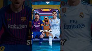 The Night Ronaldo Messi and Scooby Faced a Ghost  You Won’t Believe Who It Was shorts ronaldo [upl. by Tamsky]