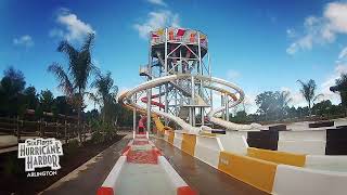 Banzai Pipeline Water Slides  Six Flags Hurricane Harbor Arlington [upl. by Adnuahsor]