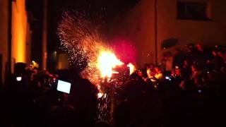 Ottery St Mary Tar Barrels  Sandhill Street 2010 [upl. by Assedo]