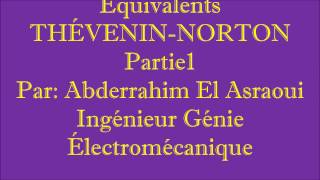 Leçon8Circuits ÉlectriquesThéorèmes de THÉVENINNORTON Partie1 [upl. by Oramug]