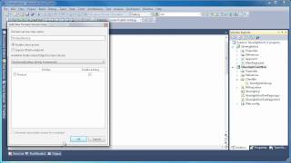 Silverlight Data Grid  Binding Data using WCF RIA Services [upl. by Drugge]