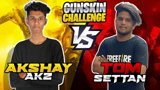 Tom Settan Vs Akshay Akz Biggest Gun Collection War 😍 Free Fire Best Gun Skin Collection In Kerala [upl. by Engel]