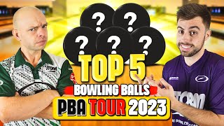 Top 5 Bowling Balls Thrown On The 2023 PBA Tour [upl. by Wilfred678]