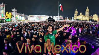 CON LLUVIA Y LAGRIMAS VIVIENDO EL GRITO DE LA INDEPENDENCIA 3024 🇲🇽 UN ÁRABE MEXICANO 💙 [upl. by Yokum468]