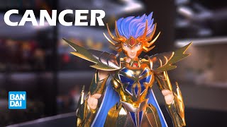 DeathMask Cancer Myth Cloth Gold Ex Revival Bandai Saint Seiya action figures collection [upl. by Pittel]