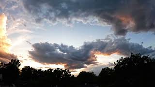 Epic SunRays Bursting Out During Colorful Sunset Bloomingdale Illinois  GoPro 10 Time Lapse [upl. by Py]