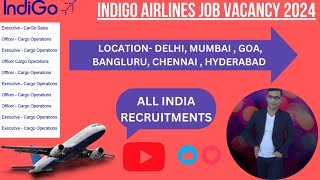 Indigo Airlines job vacancy 2024 Apply Online [upl. by Lasorella]