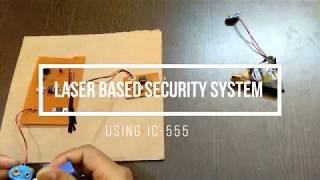 home security system in 1  laser security system using ic 555 PART1 [upl. by Vetter]