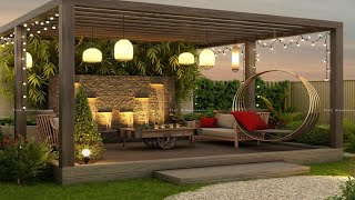 100 Modern Patio Design Ideas 2024 Backyard Garden Landscaping ideas TerraceRooftop Garden Pergola [upl. by Lennej]