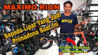 SEPEDA LIPAT MAXIMO RION 16 INCH  JADI MAKIN PD KALAU KAMU PAKE INI [upl. by Hsinam]