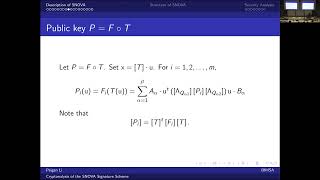 Cryptanalysis of the SNOVA signature scheme [upl. by Ssidnak]