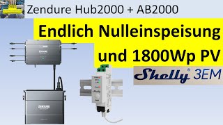 Zendure Hub2000 AB 2000 alle Details alle Funktionen Zendure SolarFlow Hub2000 AB2000 [upl. by Lyall]