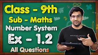 Class 9 Maths Ex 12 Q1 to Q4  Chapter 1 Number system  NCERT  MKR [upl. by Ardnuassak796]