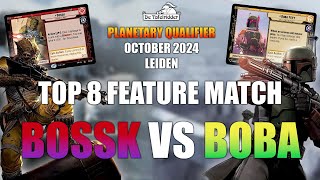 Star Wars Unlimited Top 8 Boba Green vs Bossk Blue – Planetary Qualifier Leiden [upl. by Christianna]