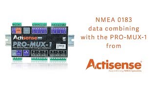 Professional NMEA 0183 data combining and routing with the PROMUX1 [upl. by Erund]