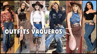 OUTFITS CON VAQUEROS DE MODA 2024  Tendencias de Moda  Outfits Ideas Moda 2024 Moda Vaquera [upl. by Onahpets737]