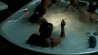 Hot babes in the hot tub Sep 19 2008 VID00119 [upl. by Nylissej]