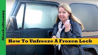 How To Unfreeze A Frozen Car Door Lock Fix My Jeep  How To Unfreeze a Car Door Lock In Winter [upl. by Bicknell]