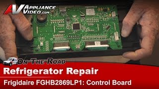 Frigidaire Refrigerator Repair  Not Making Ice  Control Board [upl. by Shaylah]