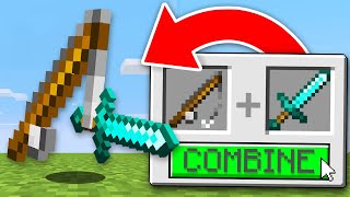 Minecraft but you can Combine Any Item [upl. by Kissel254]