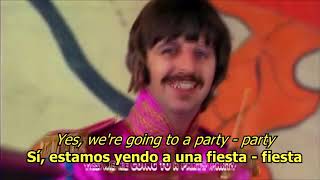 Birthday  The Beatles LYRICSLETRA Original Video [upl. by Schouten]