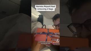 Hermès Airport Haul  Double unboxing [upl. by Aihsem]