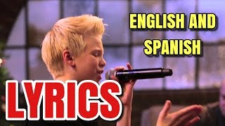 Up On The House Top by Carson Lueders Lyrics in English amp Spanish Español [upl. by Vernita517]