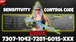 NEW UPDATE 30  BEST SENSITIVITY CODE CONTROL SETTINGS PUBG MOBILEBGMI [upl. by Yenolem]