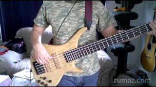 Duran Duran  The Reflex  bass cover and lesson [upl. by Airdnoed]