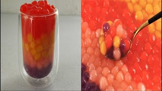 FRUITY TAPIOCA PEARLS Using 3 Ingredients Only [upl. by Anatsirhc]