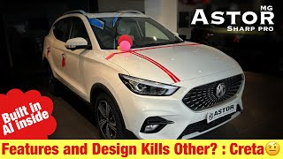 MG Astor Sharp Pro 2024 trending automobile newcar mgastor astor carreview carlover luxury [upl. by Ennaeirb]