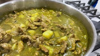 BISTEC DE RES CON PAPAS EN SALSA VERDE [upl. by Jeffery]